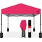 Best Choice Products 10x10ft Easy Setup Pop Up Canopy w/ 1-Button Setup, Wheeled Case, 4 Weight Bags